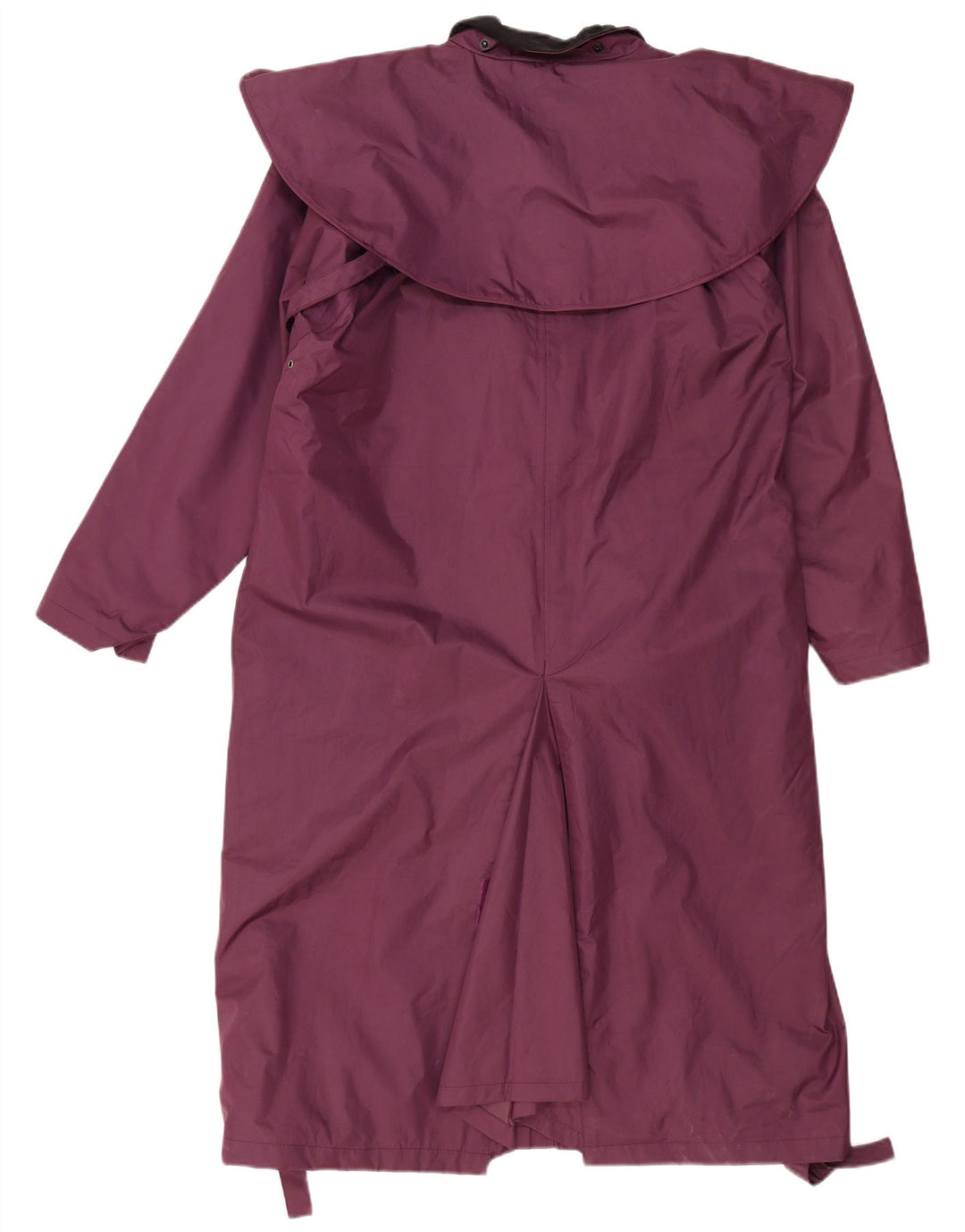 COUNTRY ESTATE Womens Oversized Capelet Coat UK 16 Large Purple Polyester