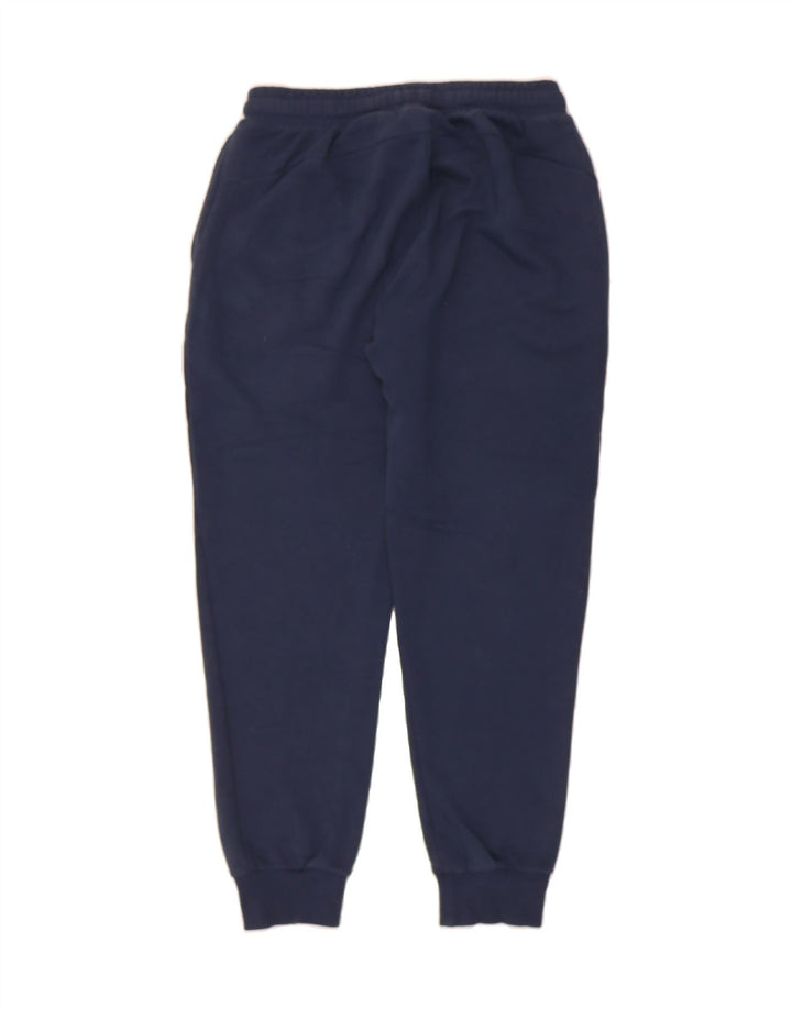 PUMA Mens Graphic Tracksuit Trousers Joggers Medium  Navy Blue Cotton Vintage Puma and Second-Hand Puma from Messina Hembry 