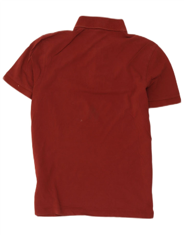 HUGO BOSS Mens Polo Shirt Small Brown Cotton