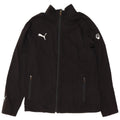 PUMA Mens Tracksuit Top Jacket Medium Black Polyester
