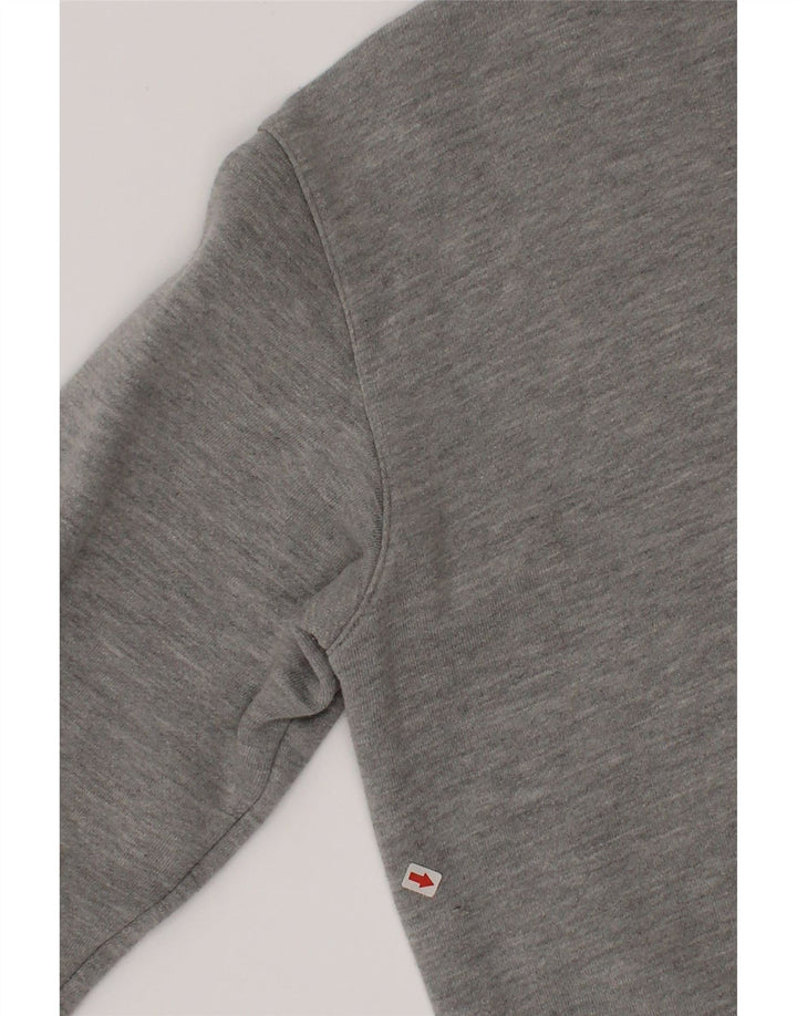 Reebok Boys Graphic Sweatshirt Jumper 11-12 Years Grey Cotton