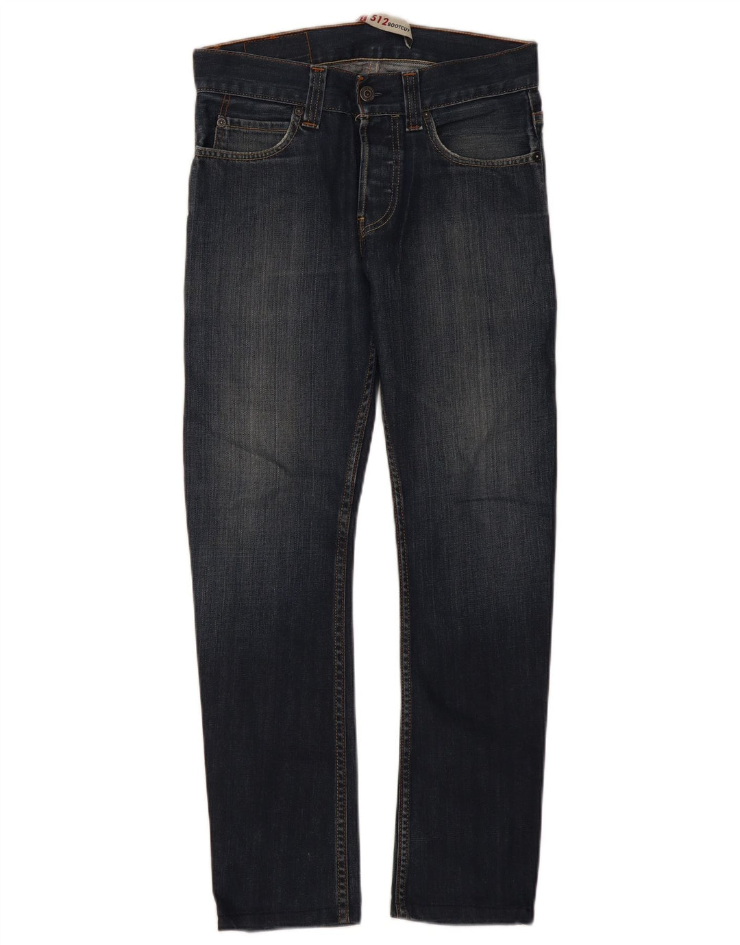 Levi's Womens 512 Bootcut Jeans W32 L32 Navy Blue