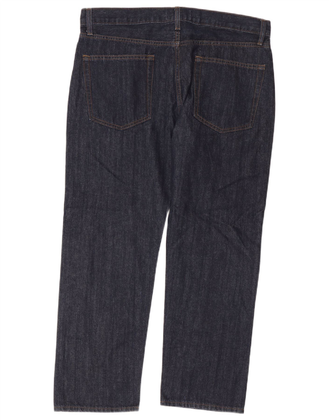 Marks & Spencer Mens Straight Jeans  W36 L29 Navy Blue Cotton