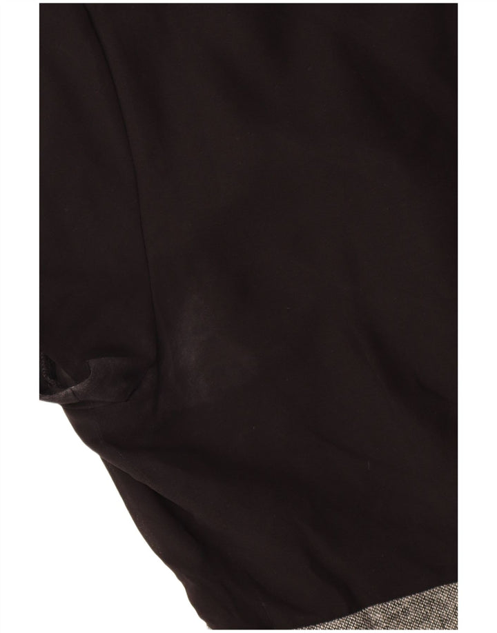 Laura Ashley Womens Sheath Dress UK 14 Large Black Colourblock Polyester