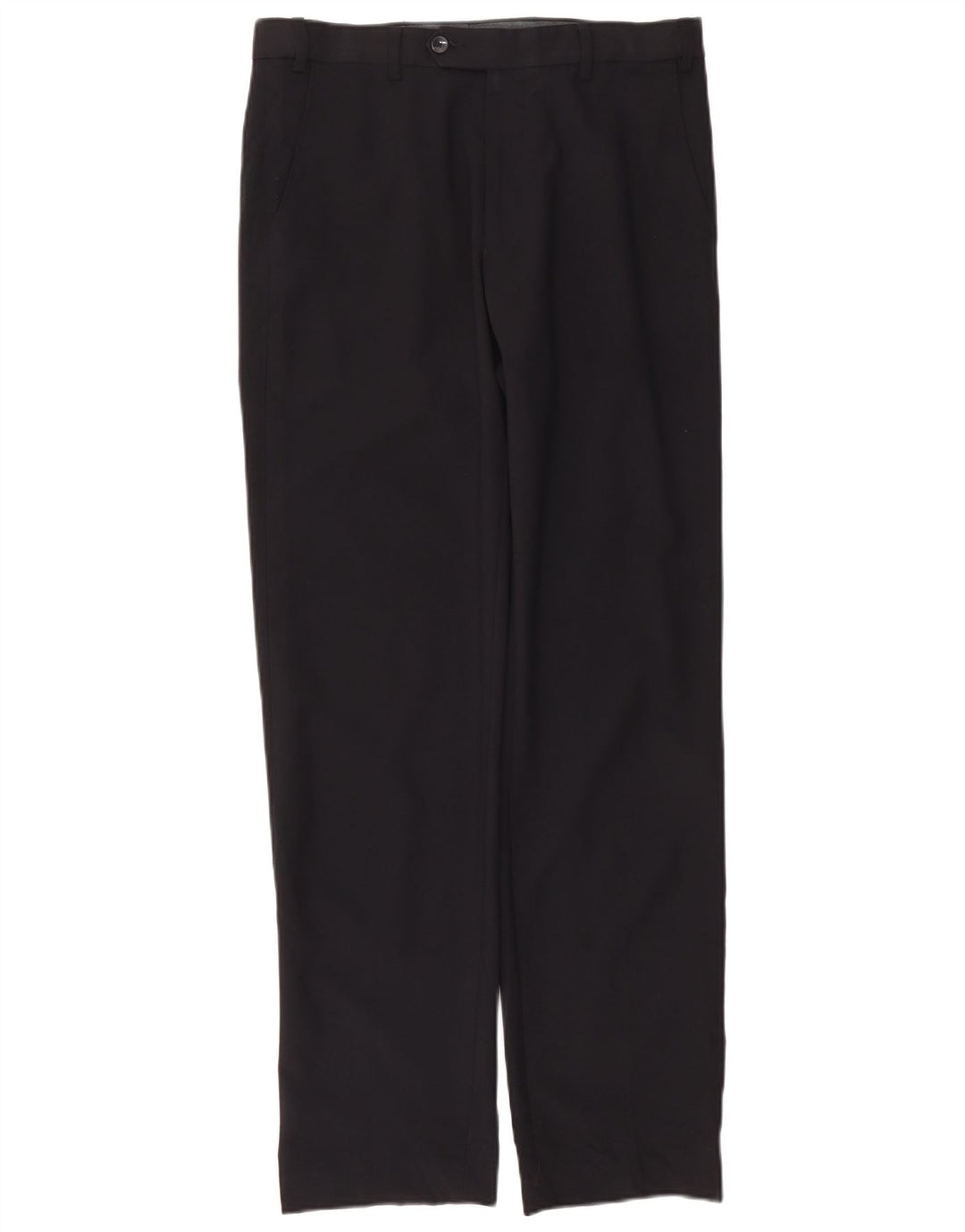 Marks & Spencer Mens Regular Straight Chino Trousers W32 L33 Navy Blue