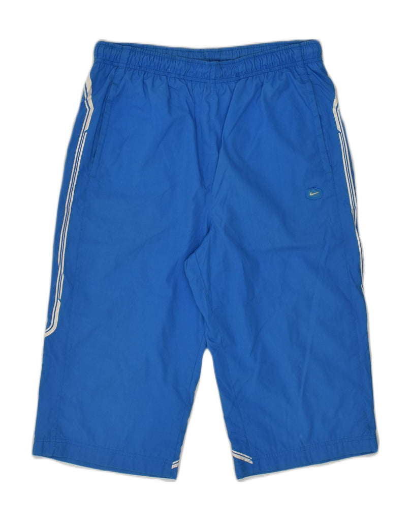 NIKE Mens Sport Shorts Small Blue Polyester | Vintage Nike | Thrift | Second-Hand Nike | Used Clothing | Messina Hembry 