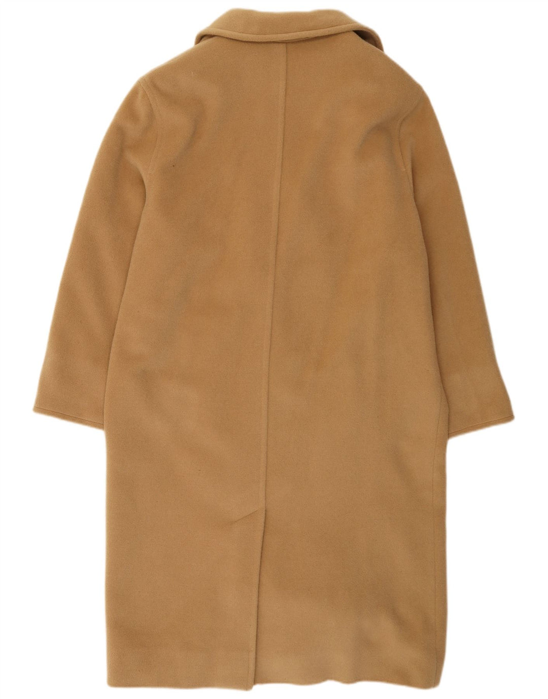 Marella Womens Oversized Double Breasted Coat UK 12 Medium Beige Wool