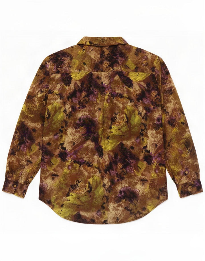 Vintage Womens Abstract Pattern Shirt UK 20 2XL Multicoloured