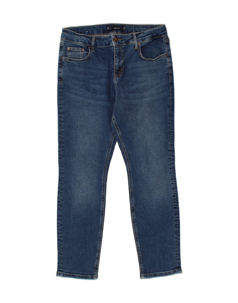 BODEN Womens Skinny Jeans UK 14 Large W32 L28  Blue Cotton Vintage Boden and Second-Hand Boden from Messina Hembry 