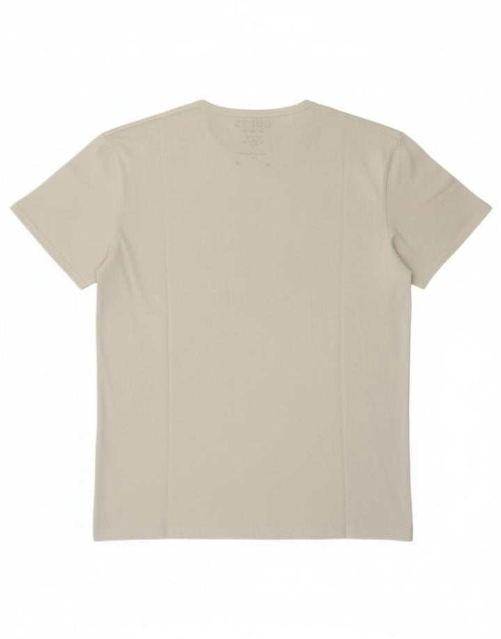 Guess Womens Graphic T-Shirt Top EU 38 Medium White Cotton Classic