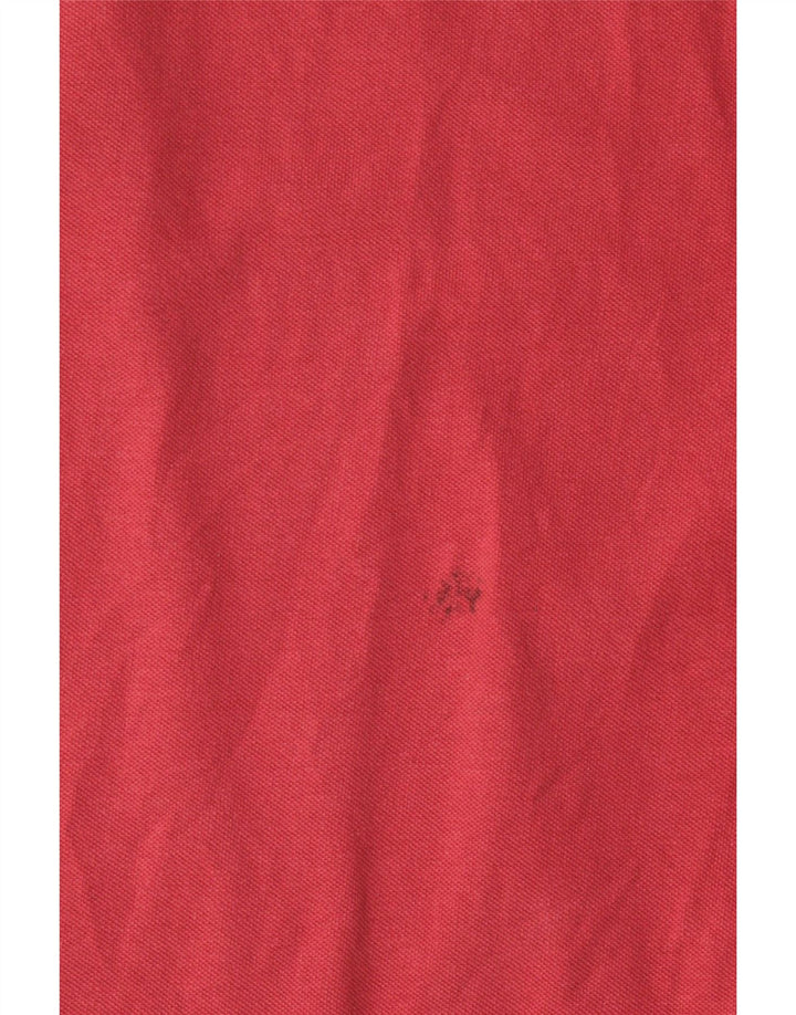 Crew Clothing Mens Polo Shirt Large Red Cotton