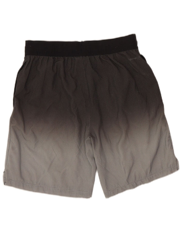 RUSSELL ATHLETIC Boys Sport Shorts 10-11 Years Large Grey Colourblock