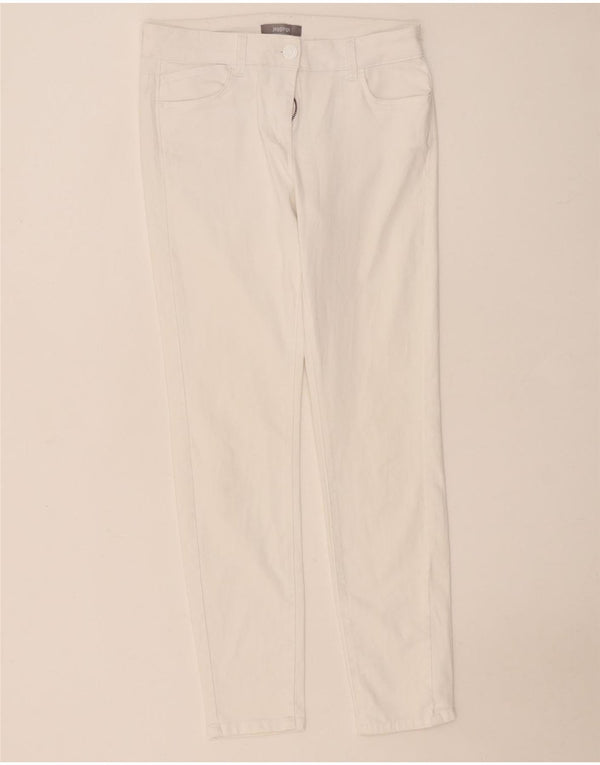 Marks & Spencer Womens Jegging Casual Trousers UK 10 Small W30 L29 White
