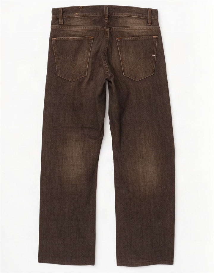 Gas Mens Straight Jeans W31 L27 Black Cotton