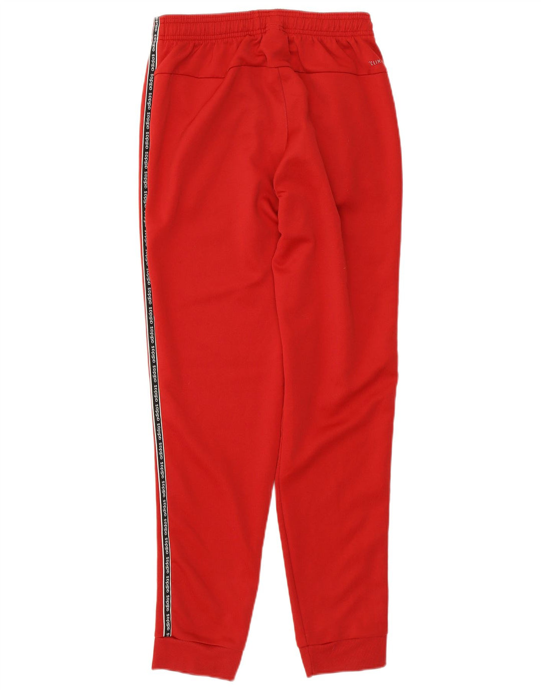 ADIDAS Mens Climalite Graphic Tracksuit Trousers Joggers Small  Red Cotton