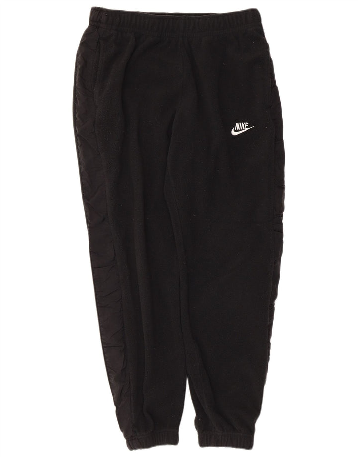 Nike Mens Tracksuit Trousers Joggers Small Black Polyester