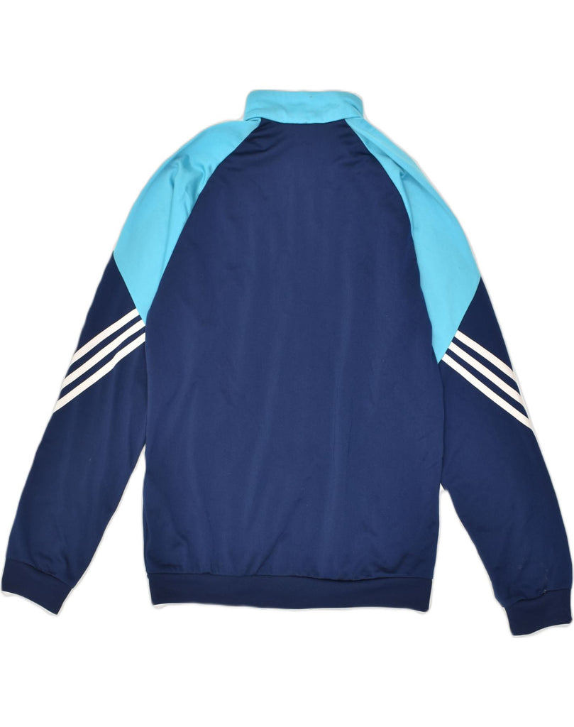 ADIDAS Mens Tracksuit Top Jacket Small Navy Blue Colourblock Polyester | Vintage Adidas | Thrift | Second-Hand Adidas | Used Clothing | Messina Hembry 