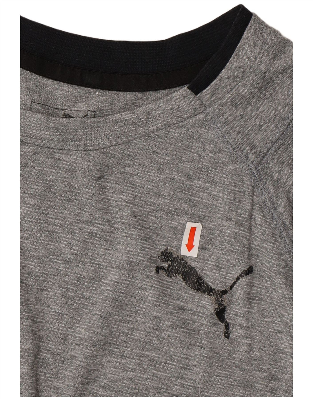 Puma Mens T-Shirt Medium Grey Flecked
