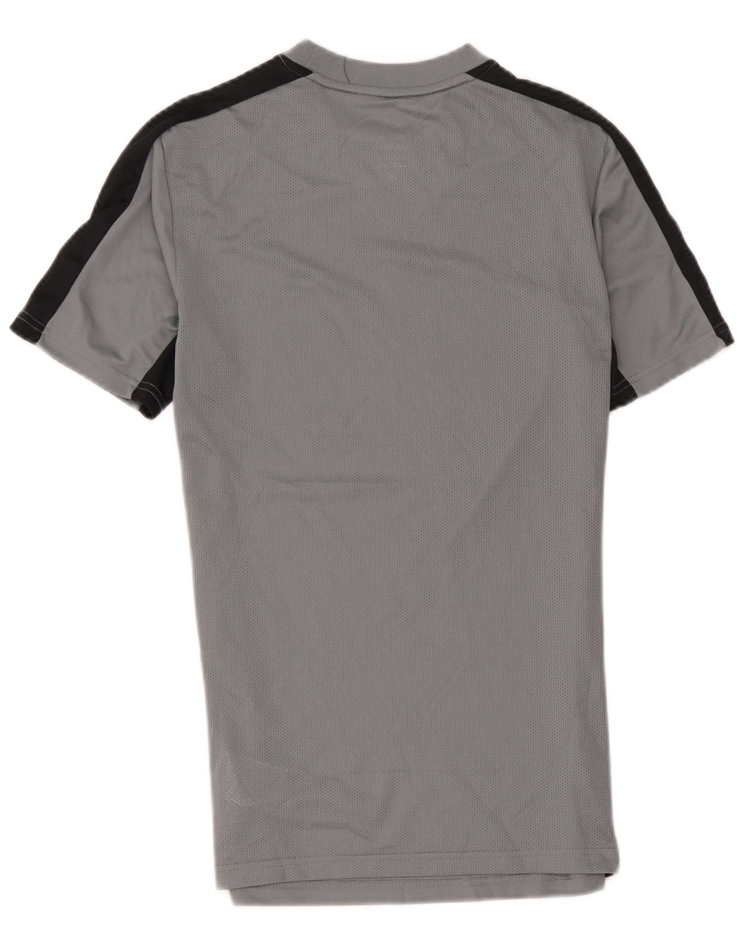 Nike Mens Dri Fit Slim Fit T-Shirt Top Small Grey Colourblock Polyester