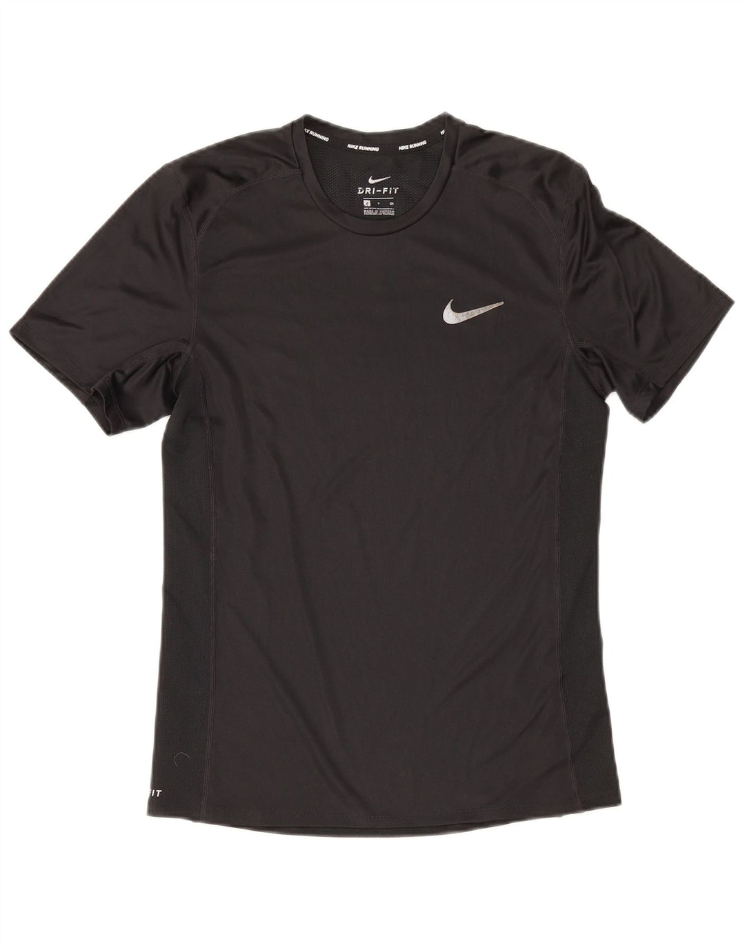 Nike Mens Dri Fit T-Shirt Top Small Black