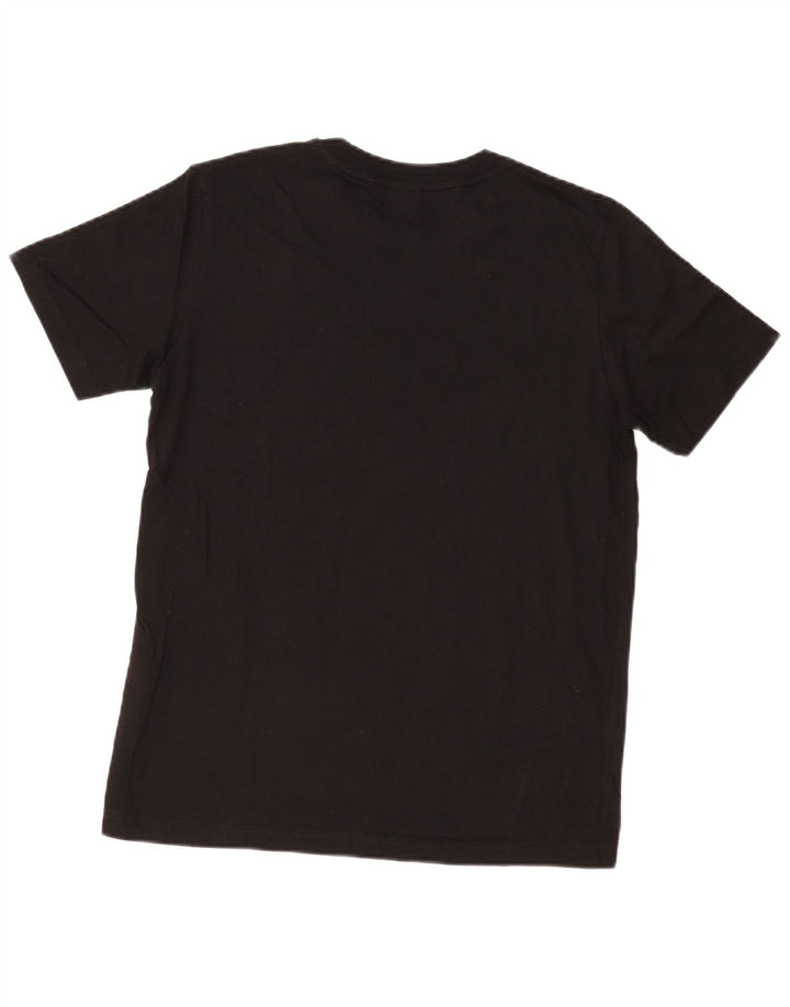 Hugo Boss Mens T-Shirt Top Medium Black Cotton