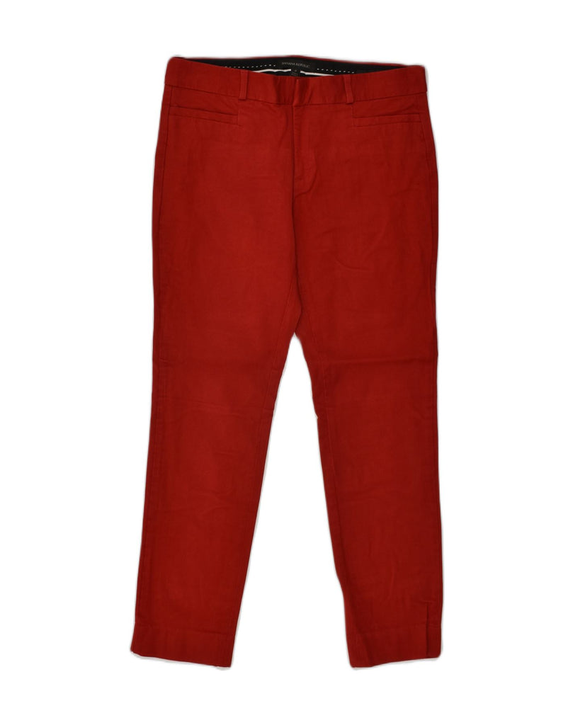 BANANA REPUBLIC Womens Skinny Casual Trousers US 4 Small W30 L28  Red | Vintage Banana Republic | Thrift | Second-Hand Banana Republic | Used Clothing | Messina Hembry 