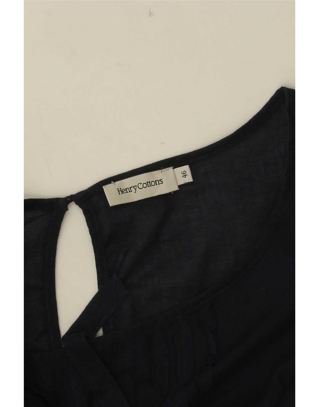 Henry Cottons Womens Shift Dress IT 46 Large Navy Blue