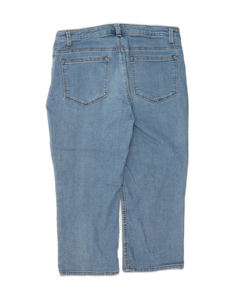 LEE Womens Mid Rise Capri Jeans W32 L20 Blue Cotton Vintage Lee and Second-Hand Lee from Messina Hembry 