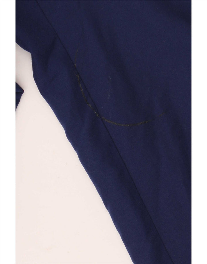 Adidas Mens Tracksuit Trousers Medium Navy Blue Polyester