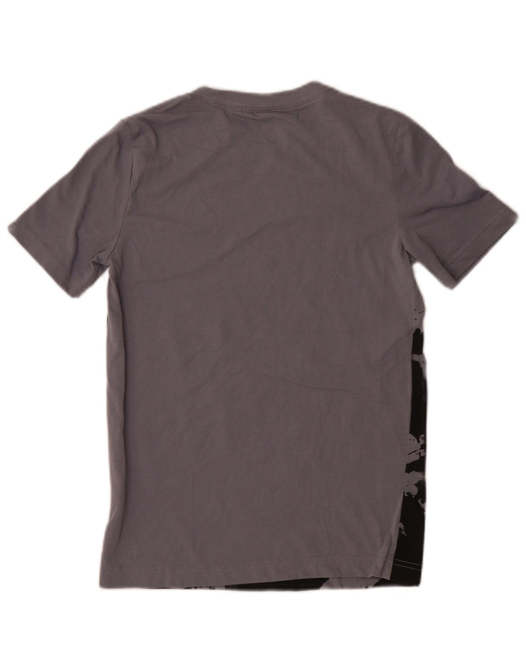 JORDAN Boys T-Shirt Top 10-11 Years Medium Grey Tie Dye Cotton