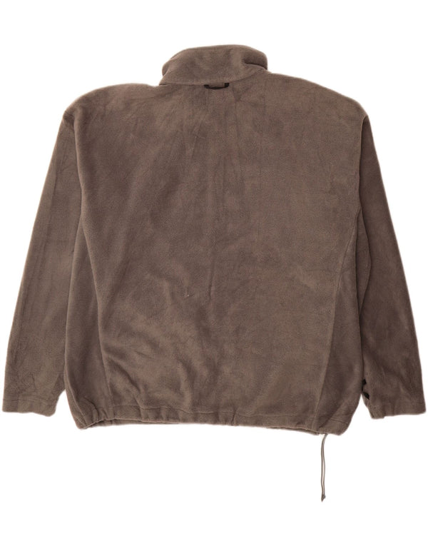 Columbia Mens Fleece Jacket UK 44 2XL Grey Polyester