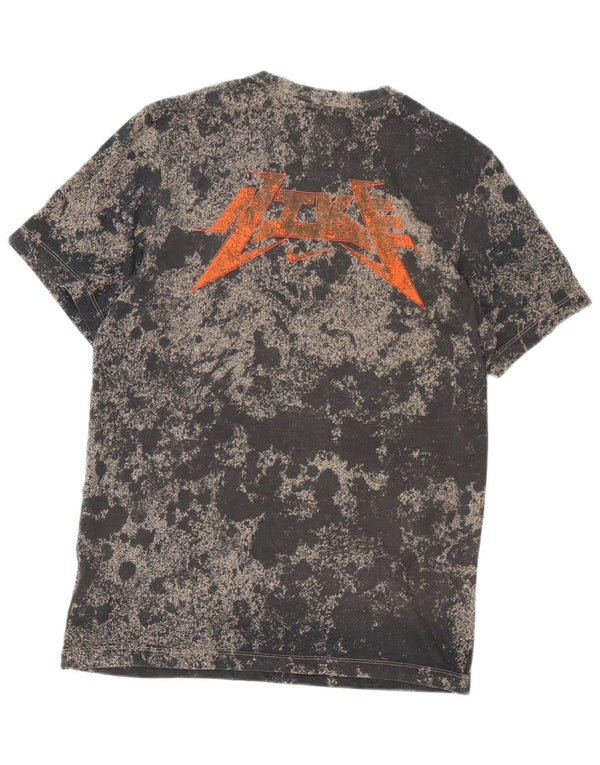 Nike Mens Dri Fit Graphic T-Shirt Top Medium Black Tie Dye Cotton