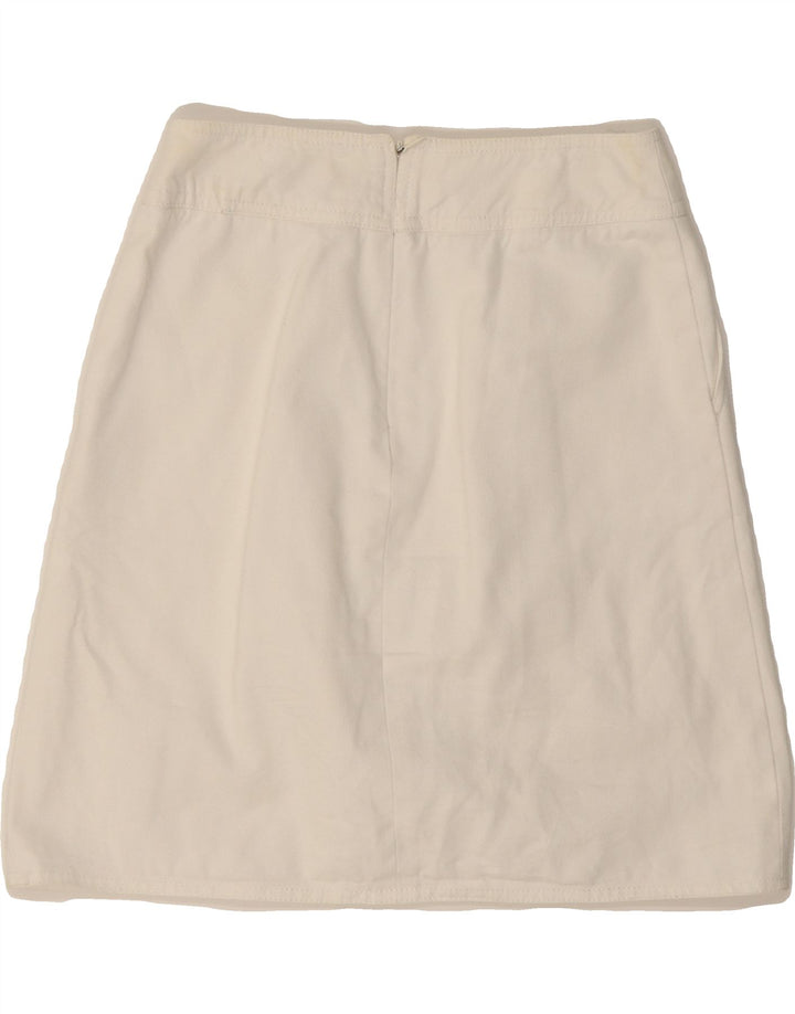 LUISA SPAGNOLI Womens Denim Skirt IT 40 Small W28  White Vintage Luisa Spagnoli and Second-Hand Luisa Spagnoli from Messina Hembry 