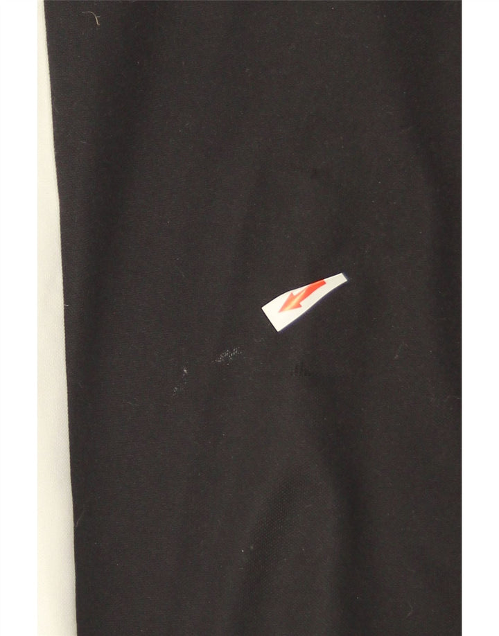 Adidas Womens Tracksuit Trousers UK 12/14 Medium Black Colourblock