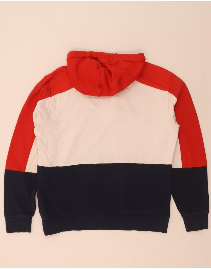 North Sails Mens Graphic Hoodie Jumper Large Multicoloured Colourblock