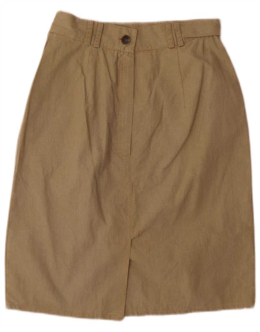 Vintage Womens Pencil Skirt  W26 Small Khaki