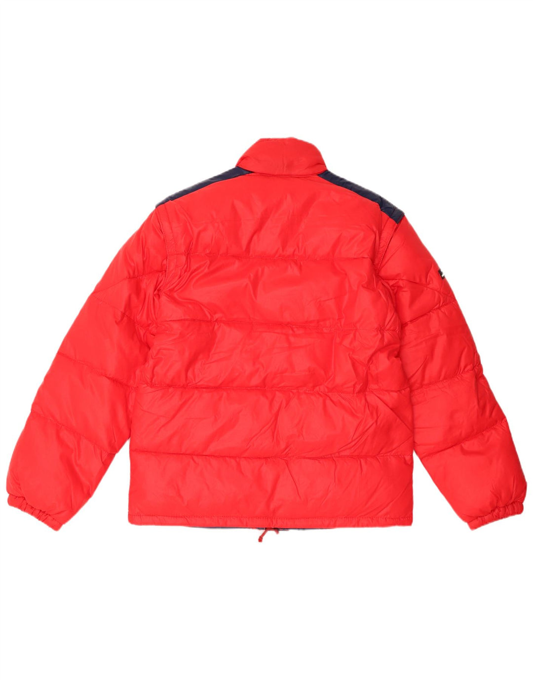 Vintage Mens Padded Jacket IT 44 XS Red Colourblock Polyamide
