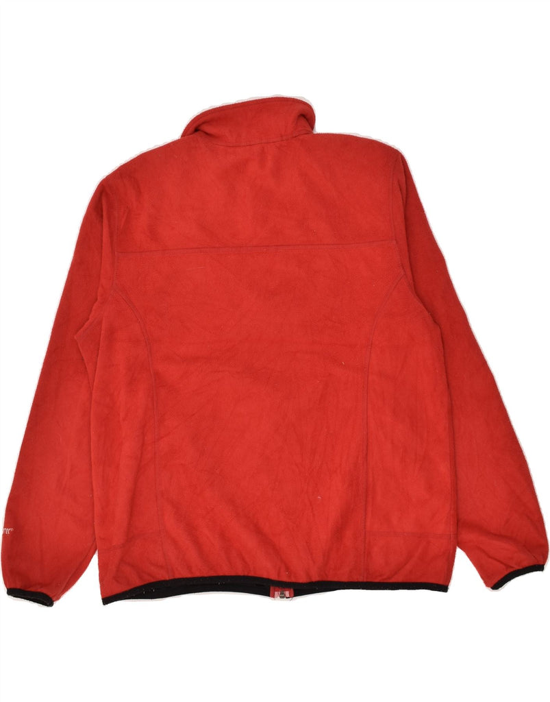 L.L.BEAN Womens Fleece Jacket UK 14 Medium Red Polyester | Vintage L.L.Bean | Thrift | Second-Hand L.L.Bean | Used Clothing | Messina Hembry 