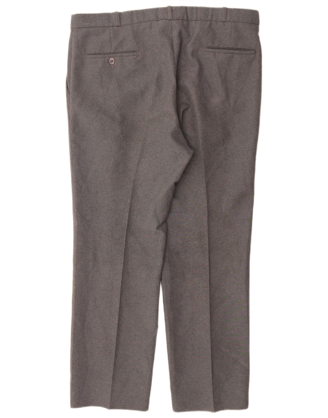 Farah Mens Pegged Suit Trousers W38 L30 Grey Polyester