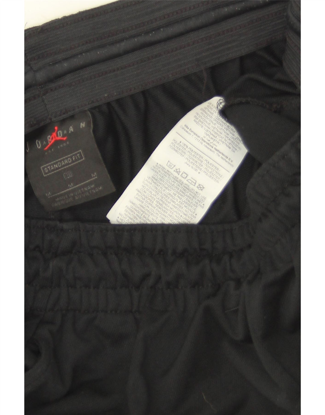 Jordan Mens Standard Fit Tracksuit Trousers Medium Black Colourblock