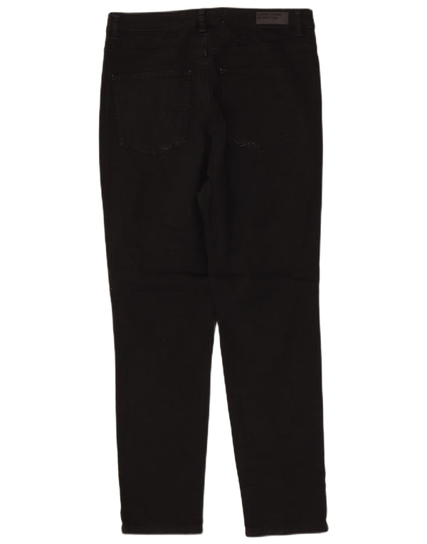 Benetton Womens Slim Casual Trousers W30 L27 Black