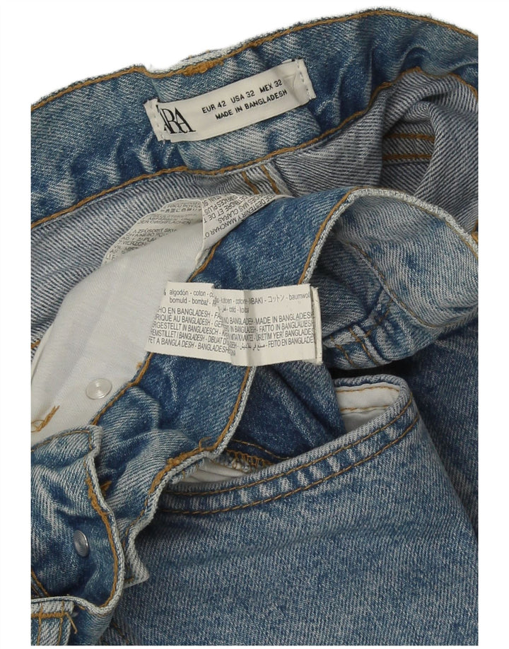 Zara Mens Capri Jeans EU 42 Large W32 L23 Blue Cotton