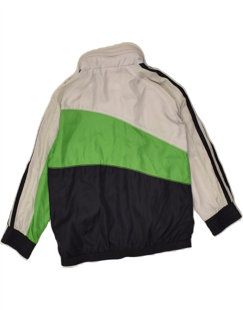 ADIDAS Boys Tracksuit Top Jacket 4-5 Years Multicoloured Colourblock | Vintage Adidas | Thrift | Second-Hand Adidas | Used Clothing | Messina Hembry 