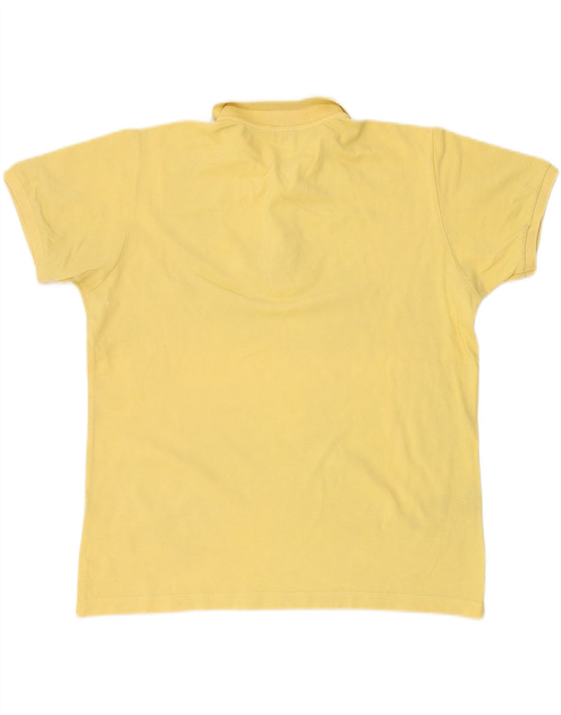 REFRIGIWEAR Mens Polo Shirt XL Yellow Vintage Refrigiwear and Second-Hand Refrigiwear from Messina Hembry 