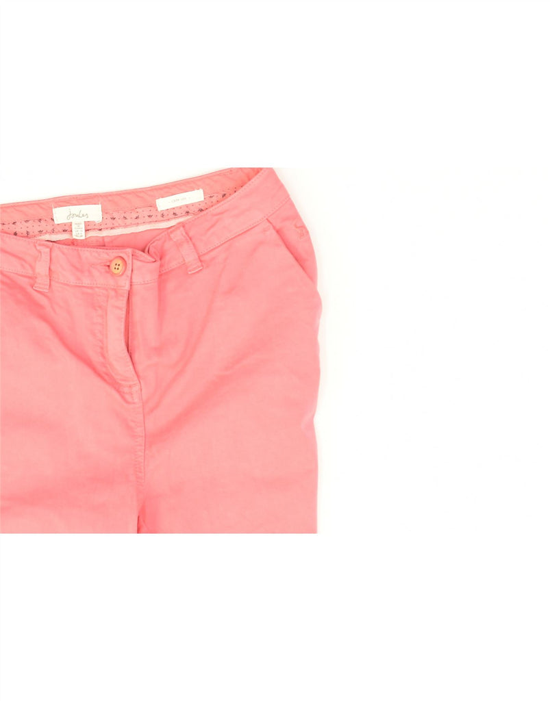 JOULES Womens Tapered Chino Trousers UK 10 Small W28 L24 Pink Cotton | Vintage Joules | Thrift | Second-Hand Joules | Used Clothing | Messina Hembry 