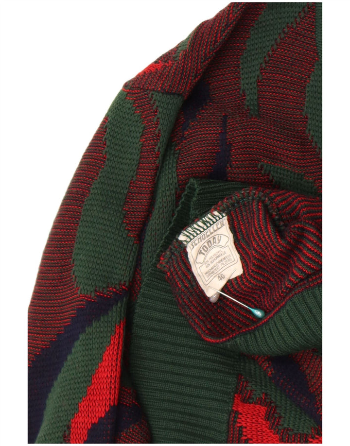 Vintage Womens Polo Neck Jumper Sweater IT 46 Large Multicoloured