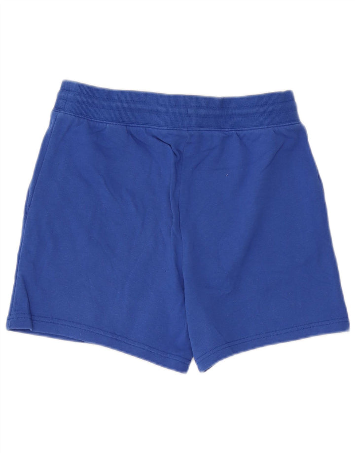Marks & Spencer Womens Sport Shorts UK 12 Medium  Blue Cotton