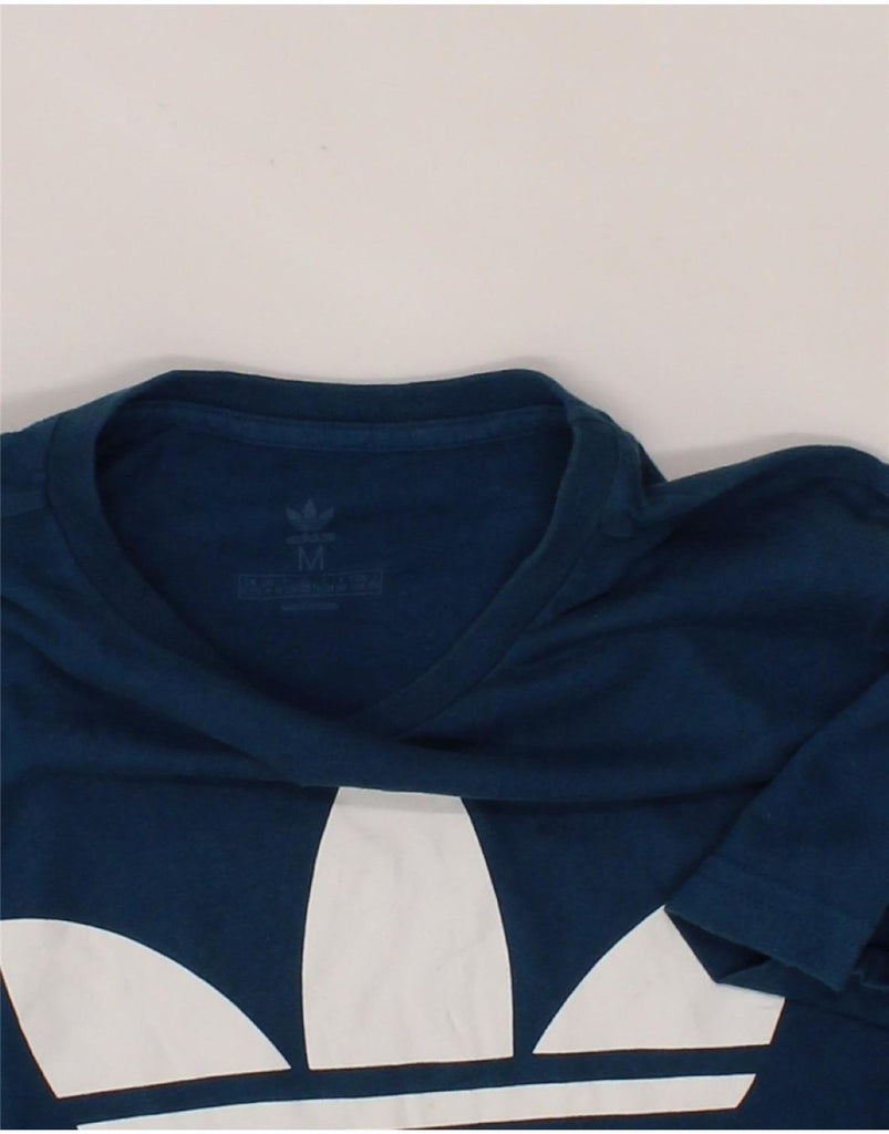 ADIDAS Boys Graphic T-Shirt Top 11-12 Years Medium Navy Blue Cotton Vintage Adidas and Second-Hand Adidas from Messina Hembry 