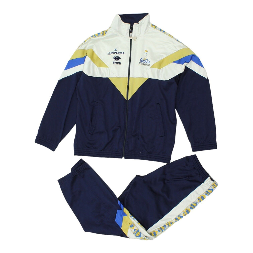 Gioco Polisportiva Errea Mens Navy White Full Tracksuit | Vintage Sportswear VTG Vintage Messina Hembry and Second-Hand Messina Hembry from Messina Hembry 