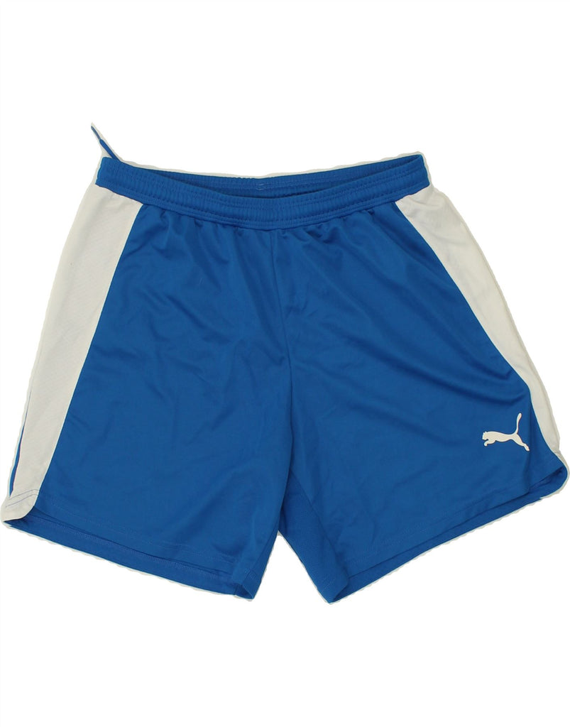 PUMA Mens Sport Shorts Large Blue Vintage Puma and Second-Hand Puma from Messina Hembry 